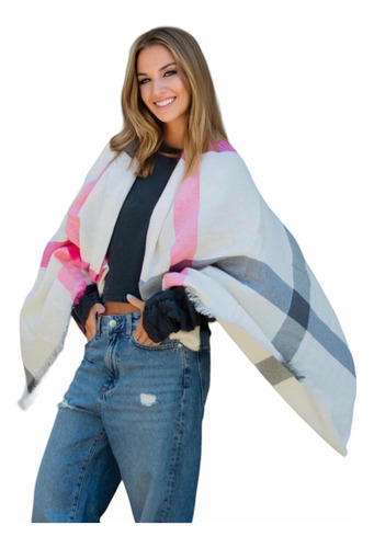 Ruana Pashmina Mantón Chuva Ropa