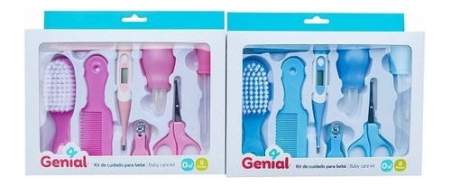 Kit Set Bebe Cuidado 8 Piezas Cepillo Corta Uñas Estuche