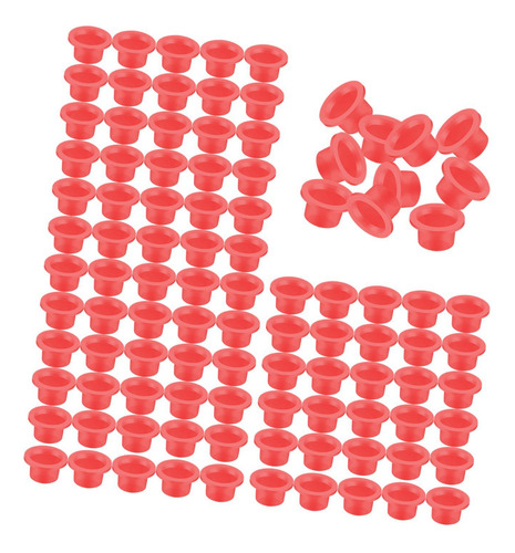 2 X 100 Juntas De Sellado A Prueba De Fugas Para Grifo, Rojo