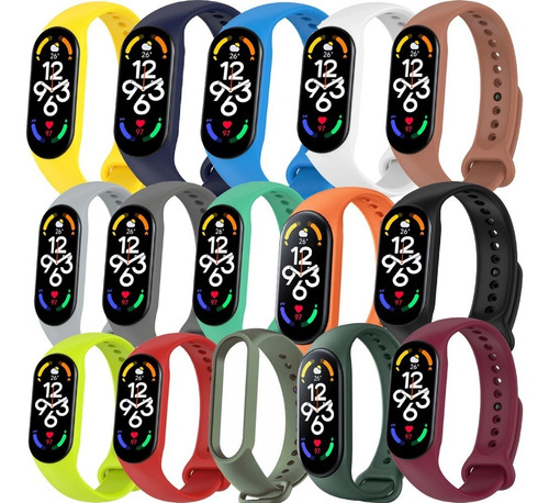  Correa Para Xiaomi Smart Band 7 Mi Band 7 Paquete De 15pz