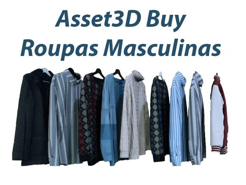 Unreal Engine - Asset Archviz - Roupas Masculinas Vol. 1