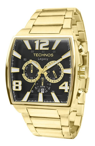 Relógio Technos Dourado Masculino Legacy Js25ar/1d
