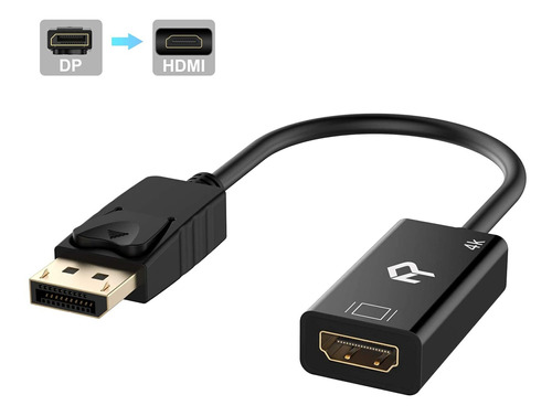 Rankie Adaptador Dp A Hdmi, Displayport Macho A Hdmi Hembra 