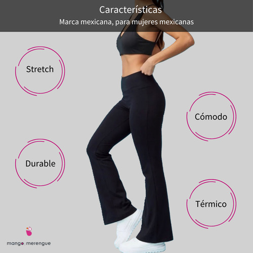 Leggings Deportivos Gym Dama Mango Y Merengue Con Bolsa