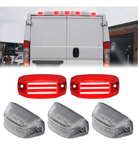 Rf Auto Para Ram Promaster Vans Luz Led Cabina Techo Trasero