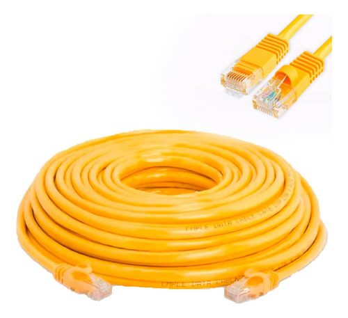 Cable Internet Rj45 Lan Red Cat 6e Ethernet Utp De 20 Metros