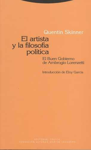 Libro Artista Y La Filosofía Política. El Buen Gobierno De