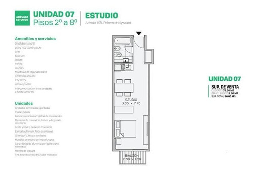 Departamento En Venta Palermo 1 Ambiente