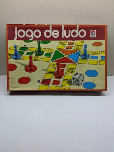 Antigo Jogo De Ludo Da Estrela Anos 60 Completo Tabuleiro