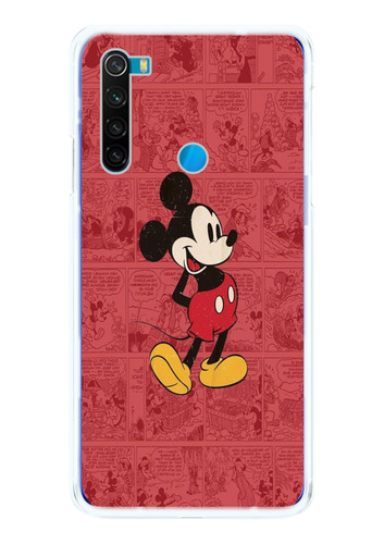 Capinha Compatível Xiaomi Redmi Note 8 T Mickey Red