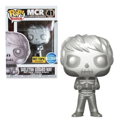 Funko Pop Skeleton Gerard Way #41 Mcr Limitado A 5000pcs (Usado)