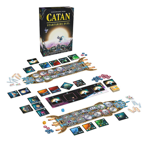 Juego De Mesa Catán Starfarers Para 2 Jugadores 12 Años