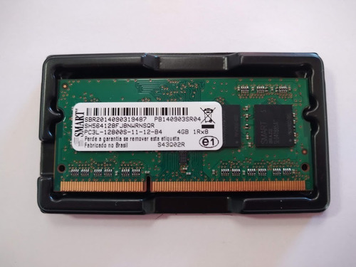 Imagem 1 de 1 de Memória Ram 4gb 1x4gb Pc3l Smart Sh564128fj8nwrnsqr