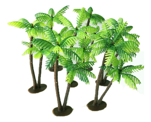 Plantas Decoradas Artificialmente Con Cocoteros 30 Piezas