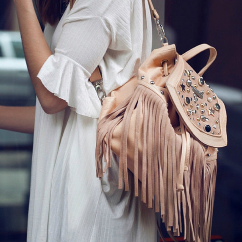 Mochila Bolso Charlotte Cuero Mujer Alfonsina Multistore