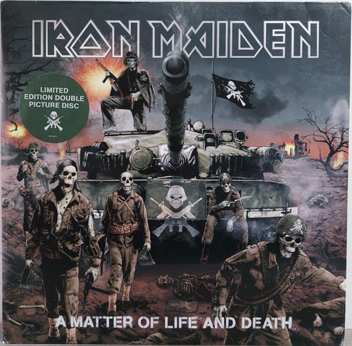 Iron Maiden Vinilo  A Matter Of Life And Death  Picture Disc