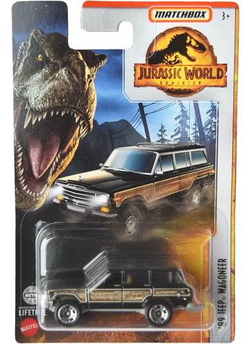 Jeep Wagoneer 89 Jurassic World Matchbox Metal