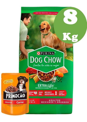 Dog Chow Adulto X 8kg +pouch Pedigree