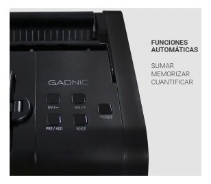 Contadora Contar Billetes Máquina Cuenta Detector Falsos