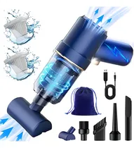 Comprar Aspiradora De Mano Portatil Para Automovil Y Hogar 9000pa 120w Inalambrica 2 En 1 Y Plumero De Aire Para Hogar Y Auto Con Doble Filtro Y Múltiples Boquillas