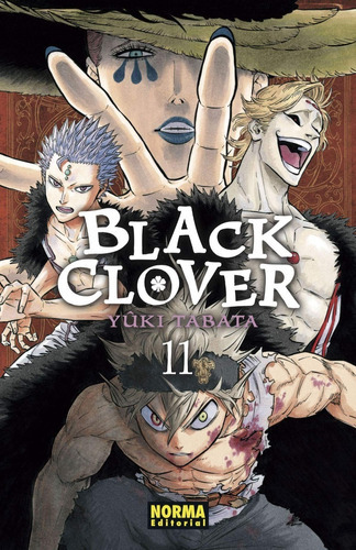 Black Clover 11: Black Clover 11, De Yuuki Tabata. Serie Black Clover Editorial Norma Comics, Tapa Blanda En Español, 2019