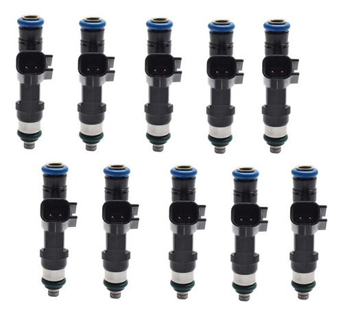 10pzs Inyector Gasolina Para Ford E450 Sduty 6.8 2008-2016