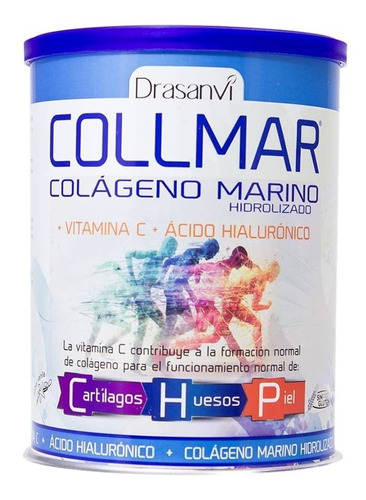 Collmar Colageno Marino + Acido Hialuronico + C