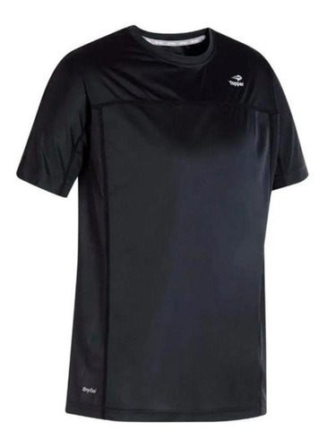 Topper Remera Hombre - Running Mesh Ngro