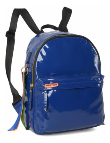 Bolsa Mochila Original Up4you Bolso Antifurto - Azul