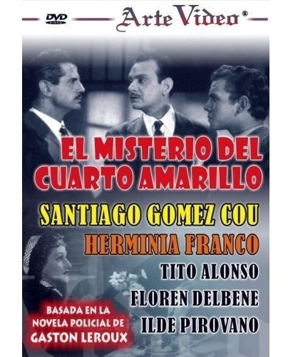 El Misterio Del Cuarto Amarillo- S. Gomez Cou - Dvd Original