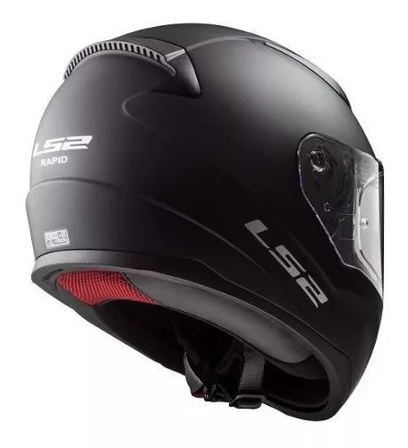 preparar Educación escolar Penetración Casco Moto Integral Ls2 Ff 353 Rapid Solid Negro Mate Md!