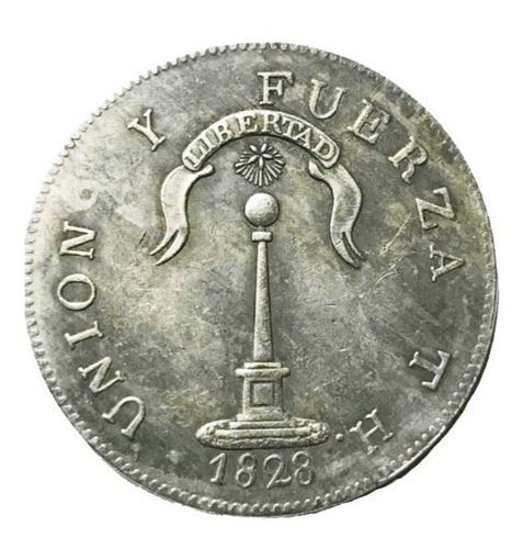 Imagen 3 de 7 de Moneda Chilena 1 Peso Coquimbo 1828 Reproducción, Colección