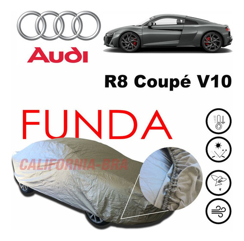 Recubrimiento Afelpada Broche Eua Audi R8 Coup V10 2023