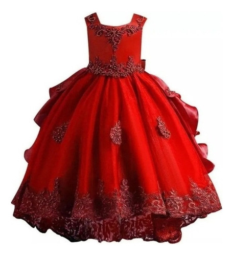 Vestido De Navidad Para Niña Precioso Y Elegante [u]