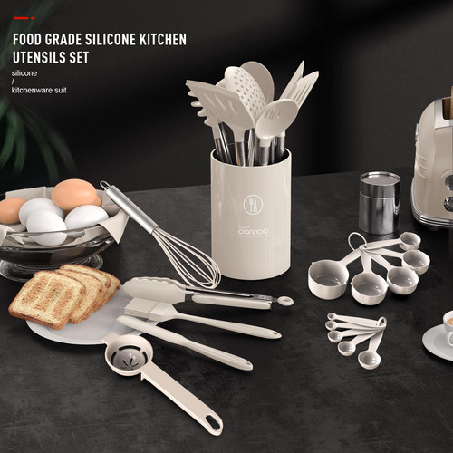 Juego De Utensilios De Cocina Oannao De Silicona Resistente
