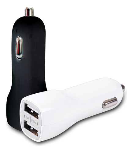 Cargador Para Auto Plug In 2 Usb 2100 Mah Con Cable V8