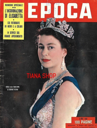 Epoca Italia_coronación Isabel Ii_may/jun 1953: 2 Ejemplares