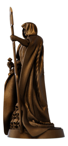 Estátua Exu Caveira Imagem Umbanda Candomblé - Versão 2 Cor Cor Cobre Antigo