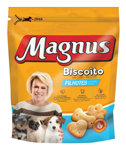 Biscoito Para Cães Filhotes Magnus 200g