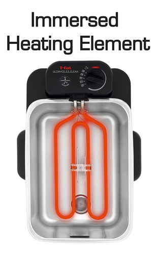 T-fal - Freidora Con Canasta, Acero Inoxidable, Facil De Lim