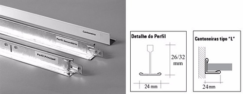 Kit Forro Isopor Modular Eps -1250x625x20mm C/ Perfis.