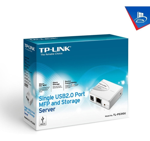 Imagen 1 de 2 de Servidor De Impresión Print Server Tp-link Tl-ps310u 