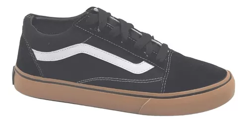 Zapato Zapatilla Mujer Charol All Black Sneaker Urbana Moda - $ 8.490