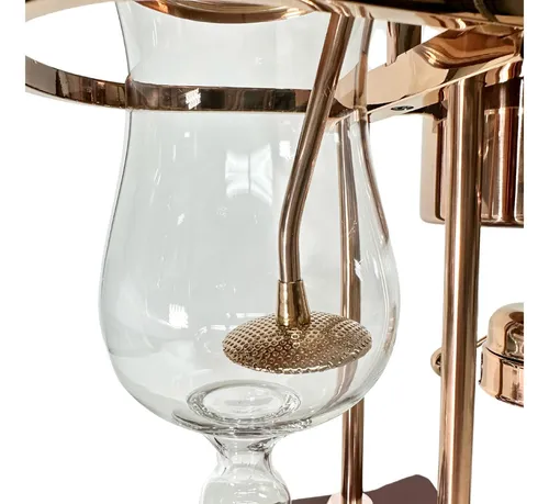 Cafetera Al Vacío Nispira Royal Family 500 Ml Cobre Oro Rosa