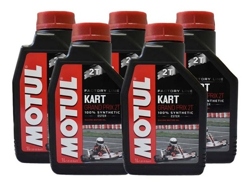 Aceite Motul Kart Grand Prix 100% Sintético Para Moto 2t 5l