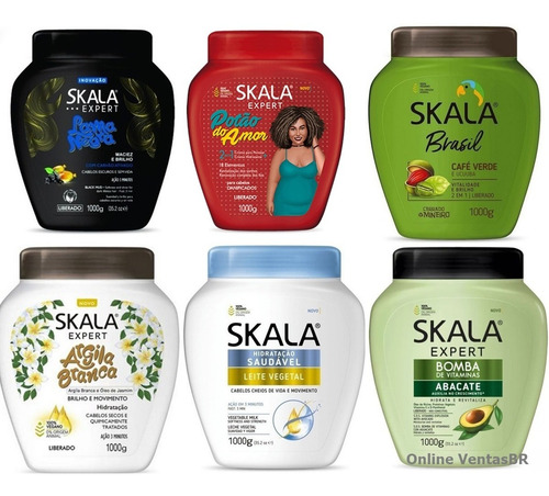 Crema Skala Kit 6 Combo Productos Skala Brasil Black Friday