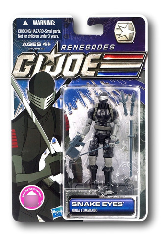 Gi Joe 30th Renegades Snake Eyes Ninja Commando