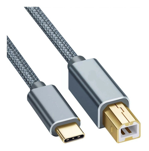 Cable Usb Tipo C A Usb B 2.0 Impresora Para Mac Air | Pro M1