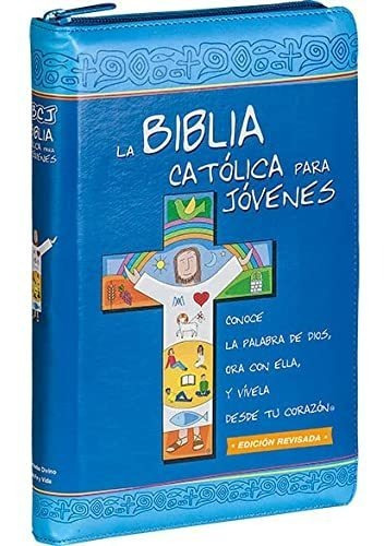 Biblia Catolica Para Jovenes Dos Tintas Simil Cremallera - V