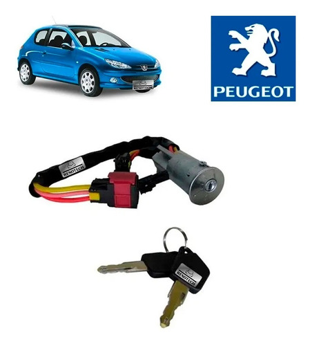 Chave De Contato Peugeot 206 256519
